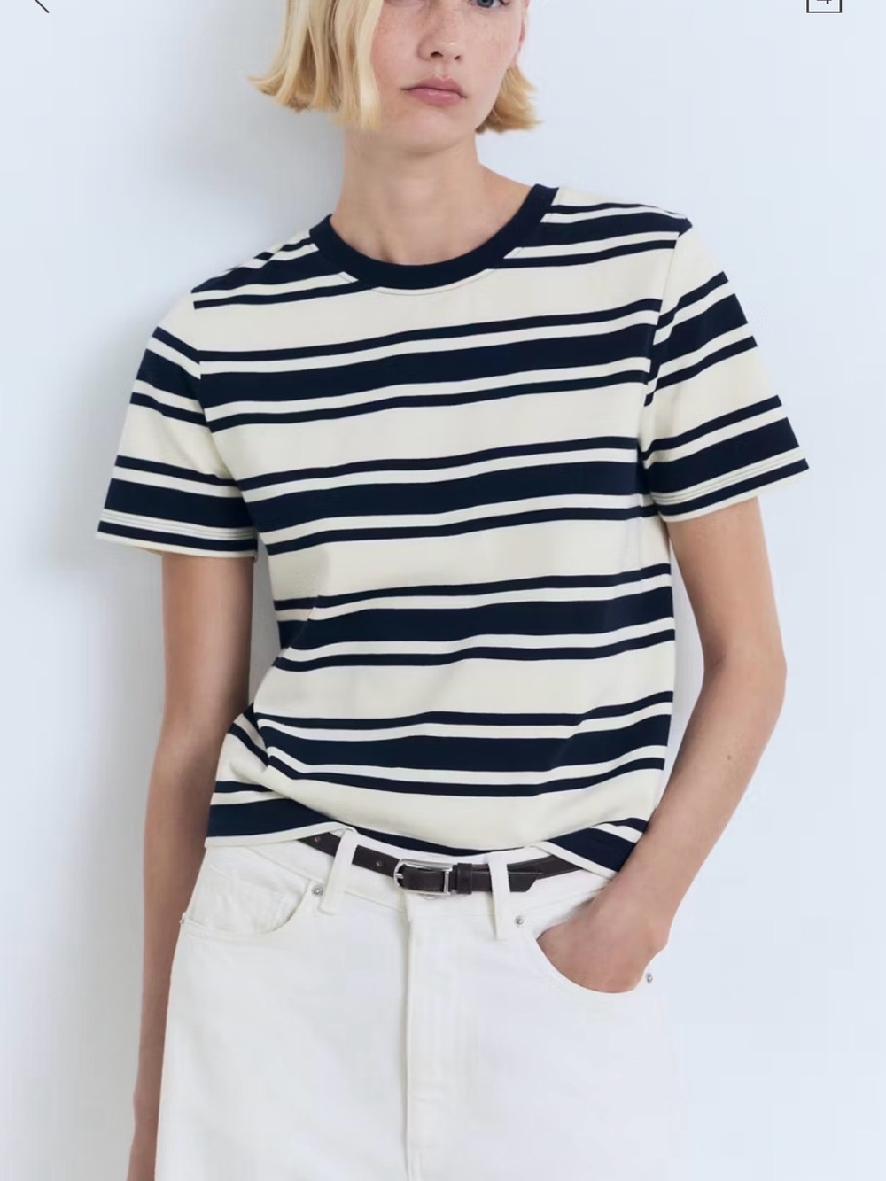 Striped Crewneck T-Shirt